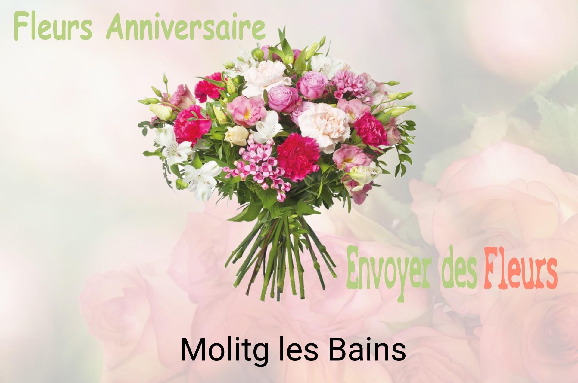 Bouquet de fleurs d’anniversaire livré à Molitg-les-Bains