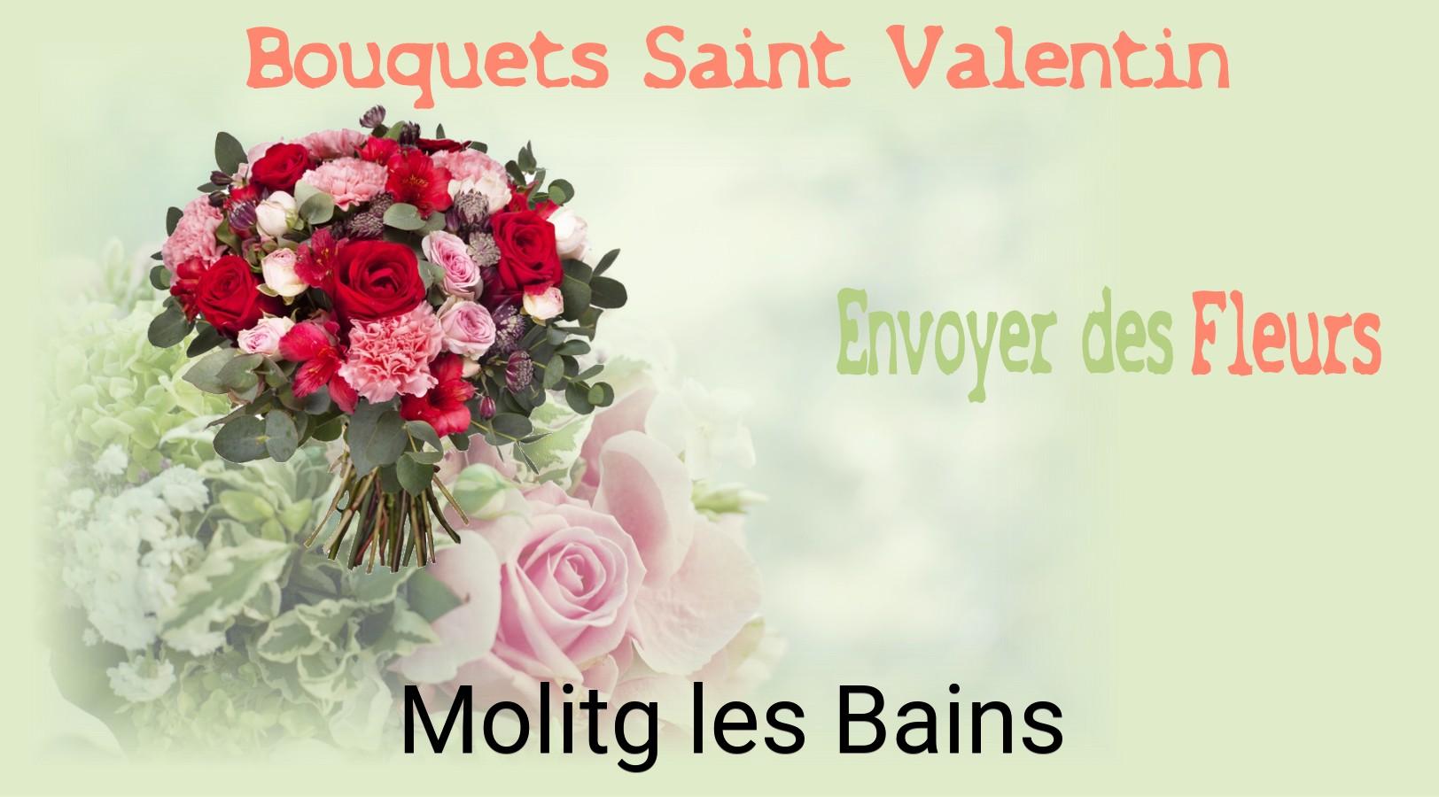 Roses de Saint-Valentin livrées à Molitg-les-Bains